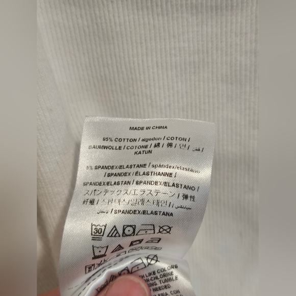 Guess Women's Ribbed Tank Top M - Picture 5 of 5